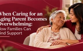 Adult-daughter-comforting-her-elderly-mother-at-home-illustrating-family-caregiver-support-and-the-challenges-of-caring-for-an-aging-parent